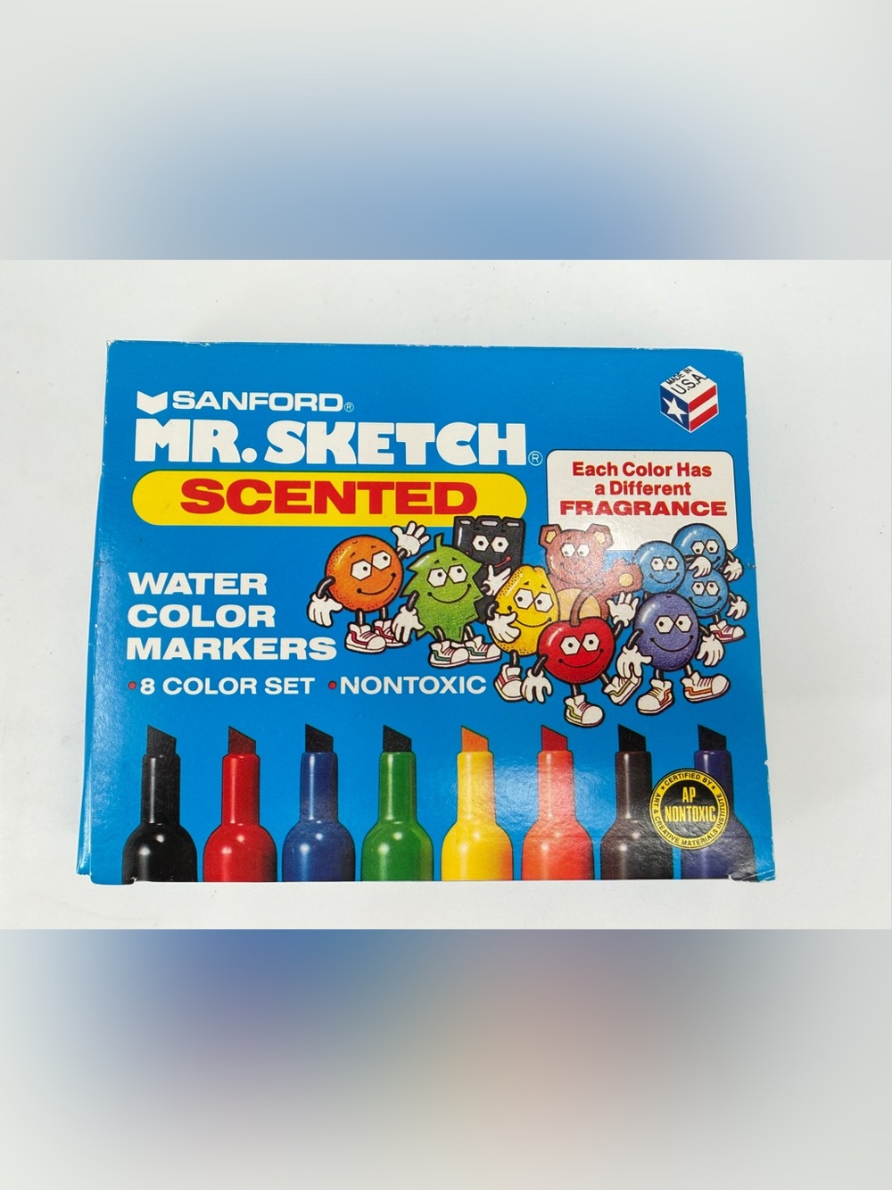 Mr. Sketch Scented Water Color Markers Set of 8 Large Pens Sanford NonToxic USA